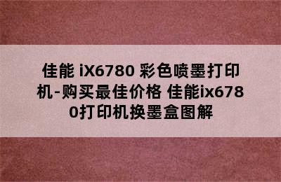 佳能 iX6780 彩色喷墨打印机-购买最佳价格 佳能ix6780打印机换墨盒图解